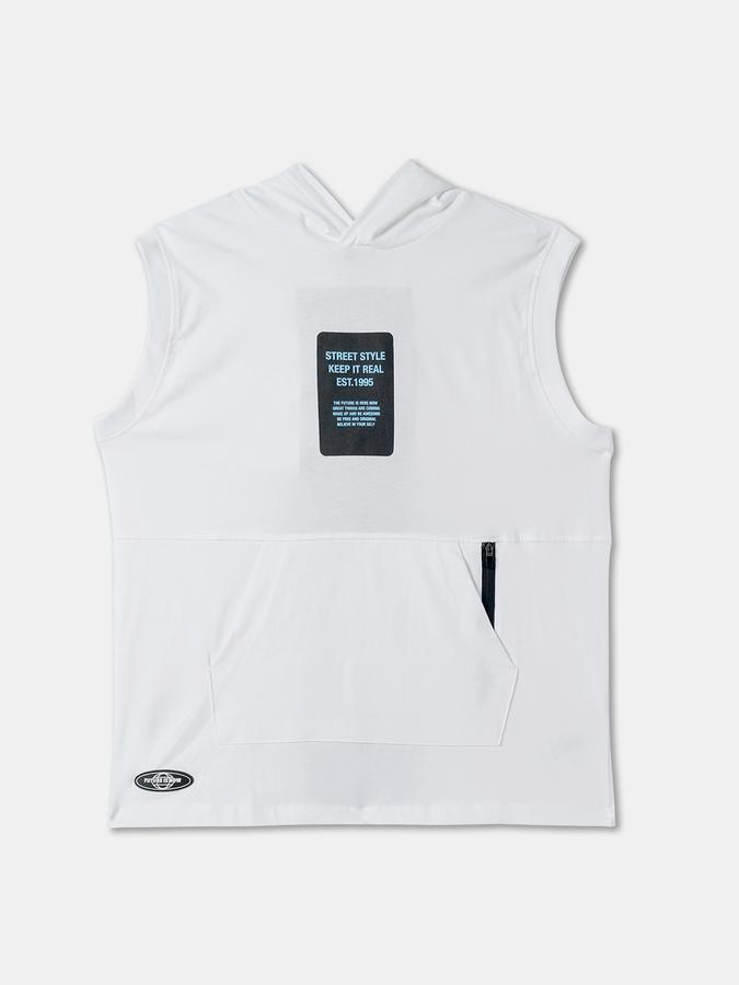 Boys Tropical Print Round-Neck Relaxed Fit T-Shirt image number 0