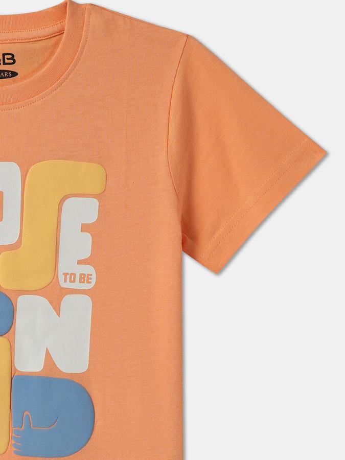 Boys Graphic Print Crew-Neck T-Shirt image number 2