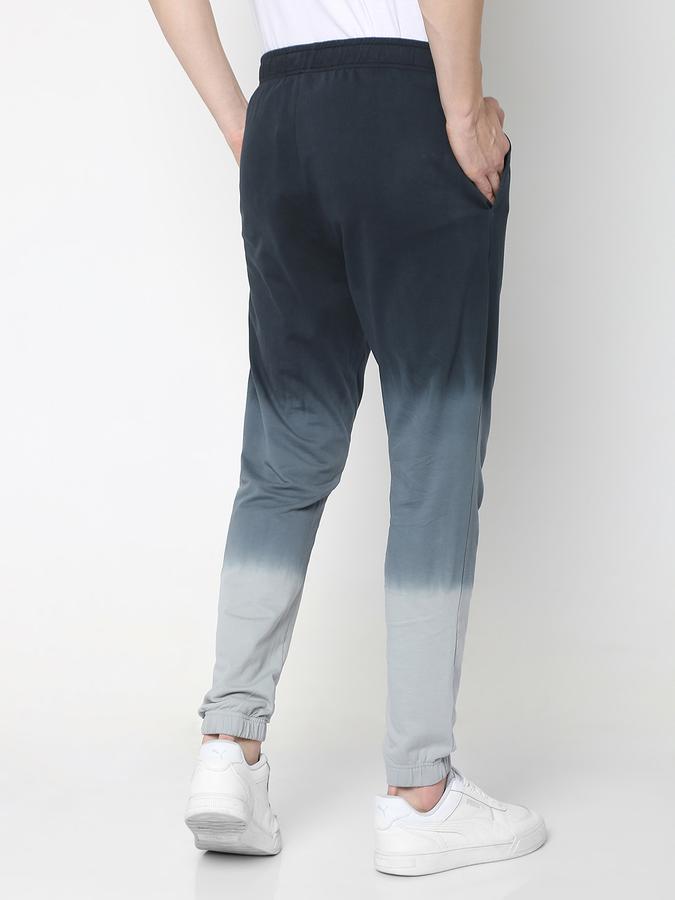 Men Ombre Print Cotton Joggers image number 3