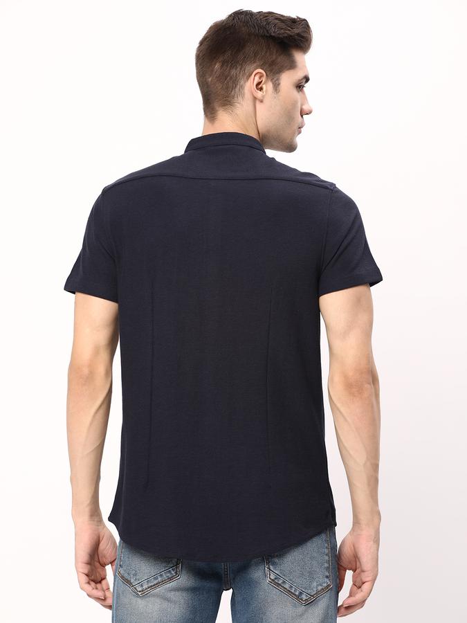 R&B Men Blue Casual Shirts image number 2