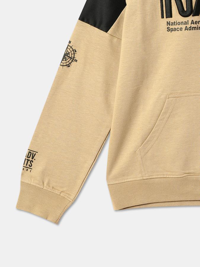 Boys Typographic Print Hoodie image number 3