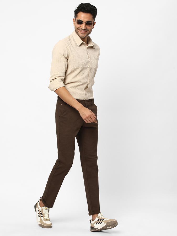 Men Slim Fit Trousers image number 1