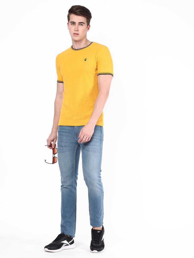 R&B Men's Solid Structured T-Shirt image number 1