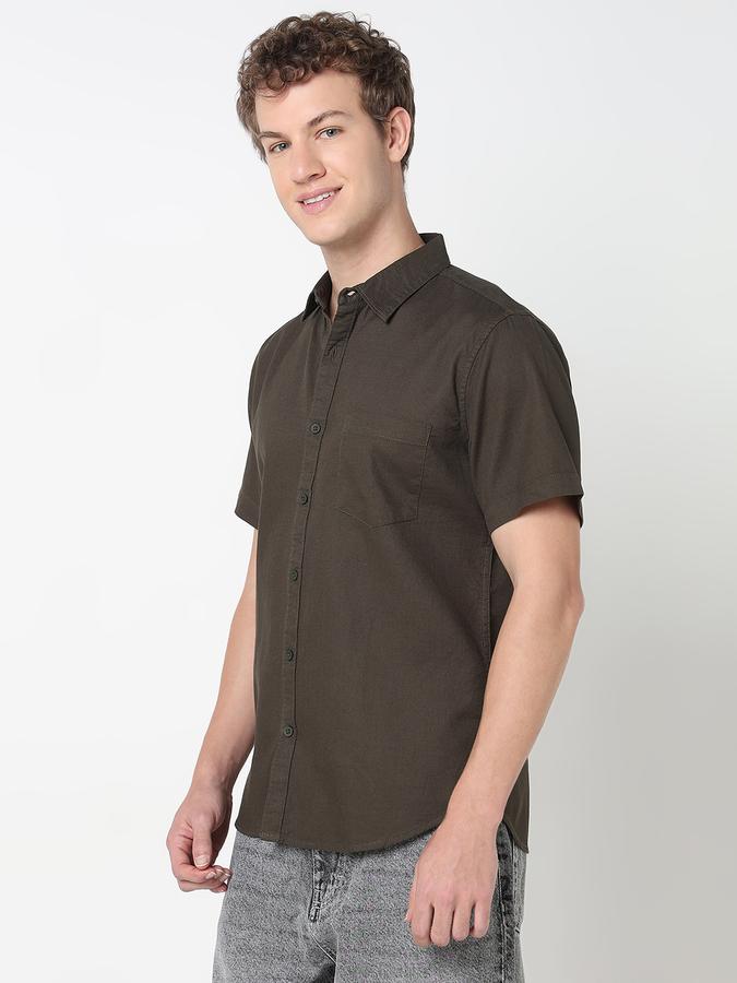 R&B MENS Long sleeves Casual Solid SHIRT image number 2