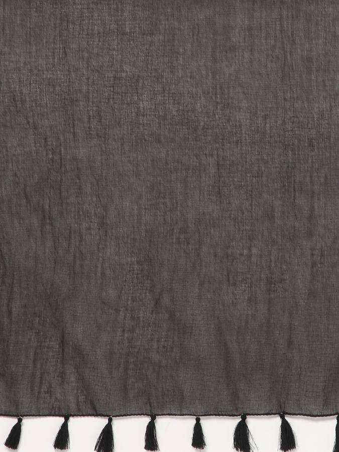 R&B Women Black Dupattas image number 3