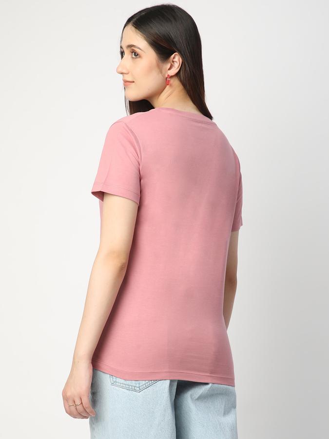 Graphic Print Women Round Neck T-Shirt data-index=