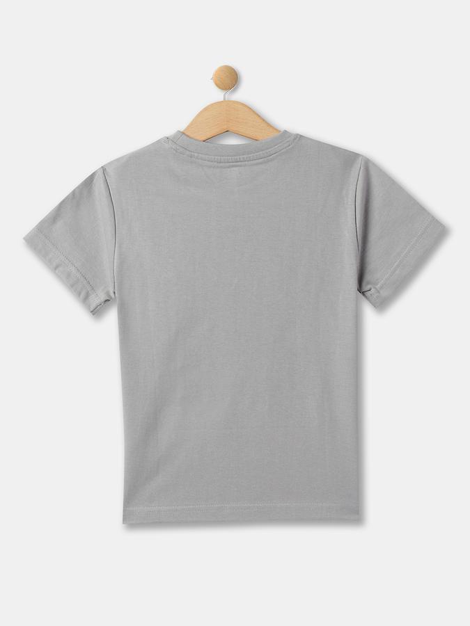 Boys Relaxed Fit Round-Neck T-Shirt image number 1