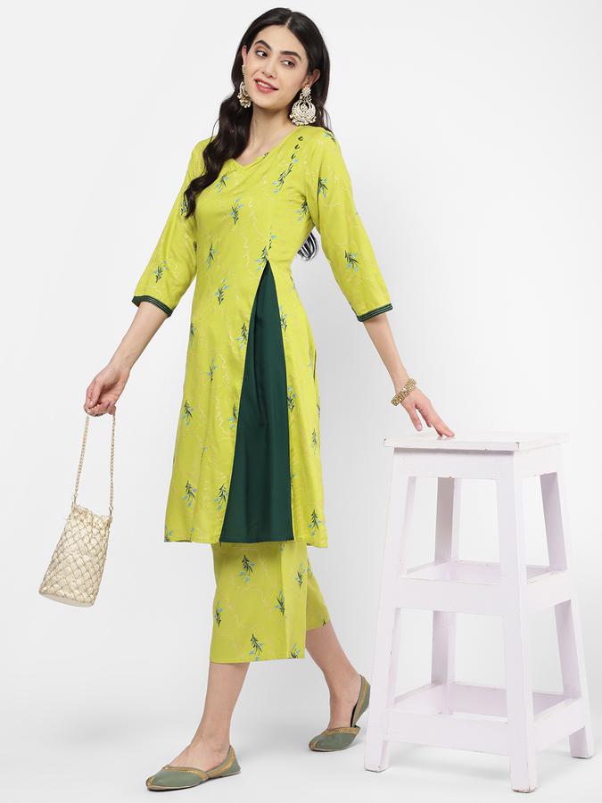 R&B Women Lime Palazzos & Culottes image number 1