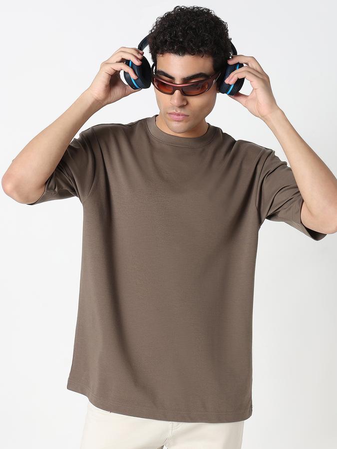 Solid Men Round Neck T-Shirt 