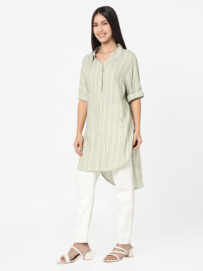 R&B Casual Striped Women Top image number 2