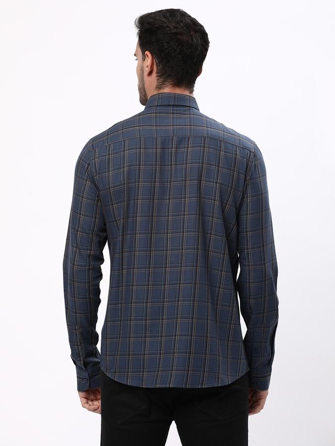 R&B Men Blue Casual Shirts image number 2