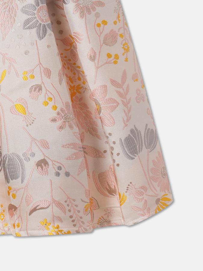 R&B Girls' Blue Printed Dress