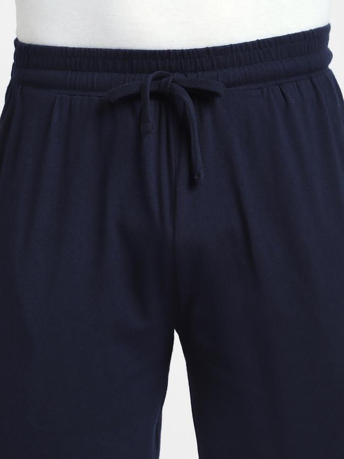 Men Cotton Modal Relaxed Fit Drawstring Waist Solid Sleep Shorts