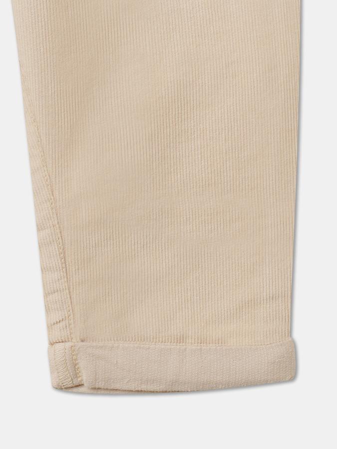 Boys Corduroy Regular Fit Embroidered Elasticated Waist Trouser