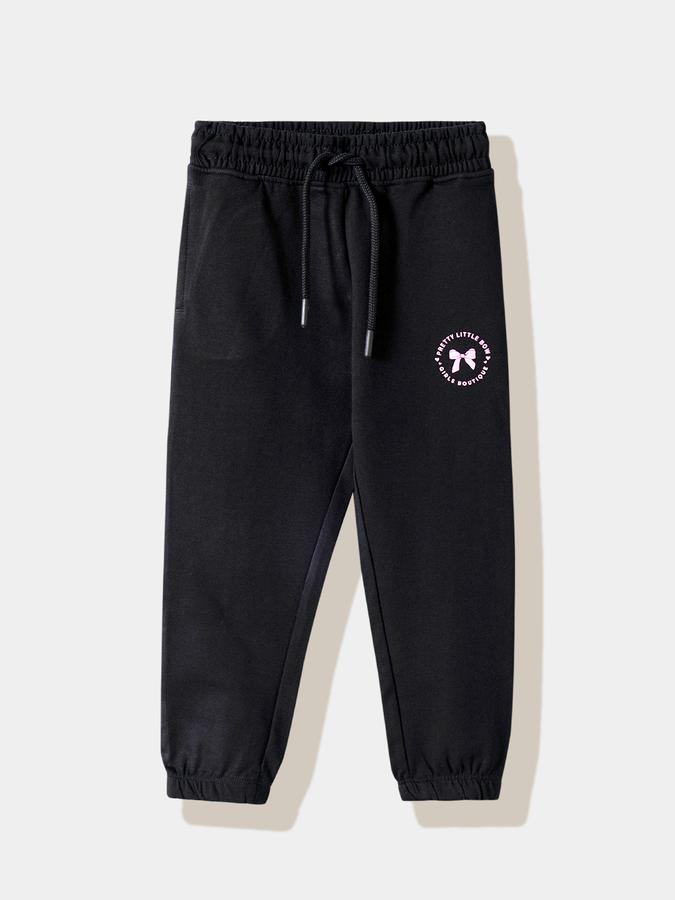 R&B Girls' Black Joggers