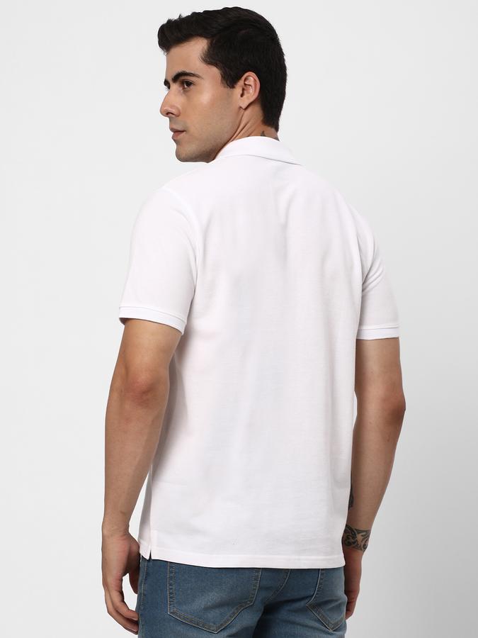 Men Logo Embroidered Regular Fit Polo T-Shirt image number 2
