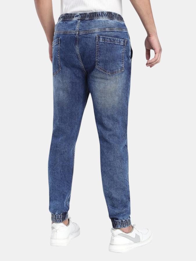 R&B Navy Blue Relaxed Fit Men Mid Rise Jeans