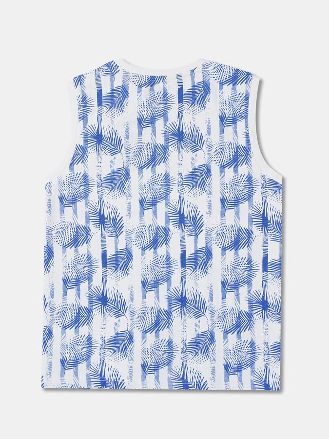 Boys Cotton Relaxed Fit Crew Neck Graphic T-shirt