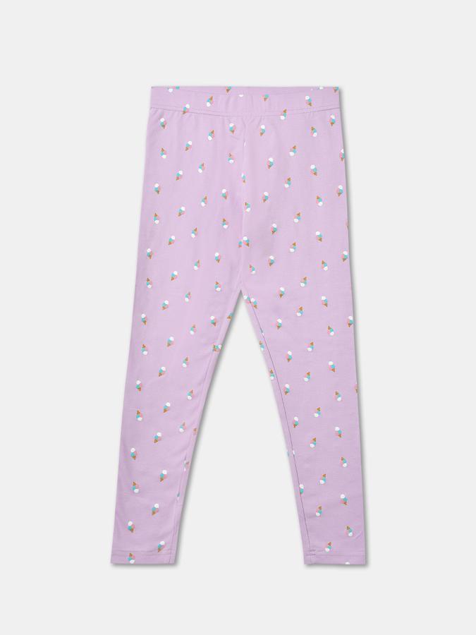 R&B Girls Purple Leggings image number 0