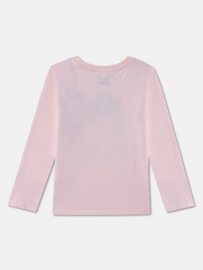 Girls Graphic Print Pure Cotton Regular T Shirt image number 1