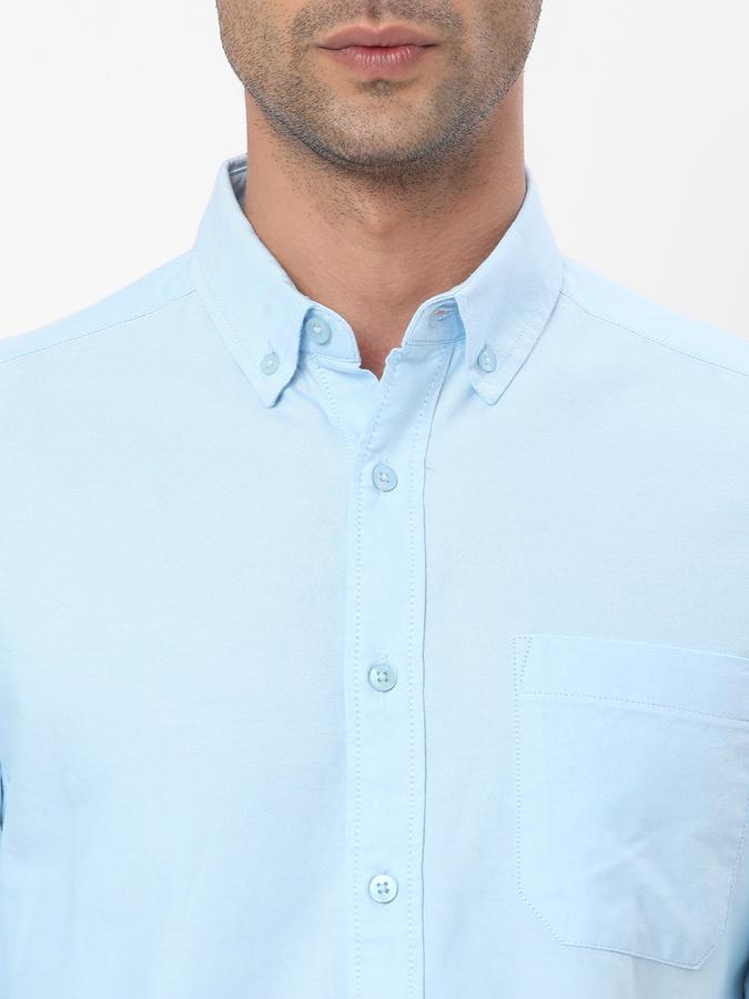 R&B Men Grey Casual Shirts image number 3
