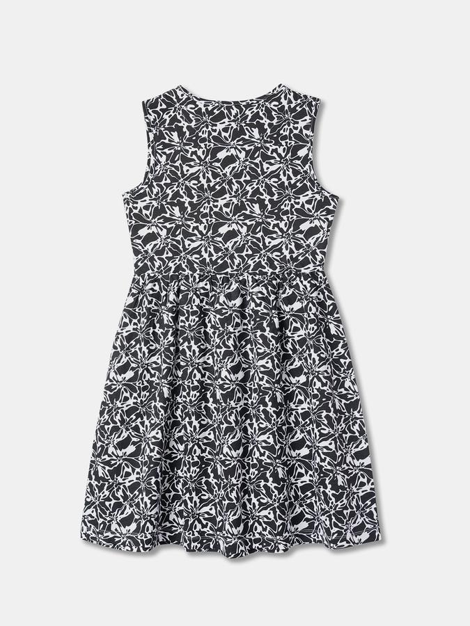 Girls Printed Fit & Flare Dress image number 1