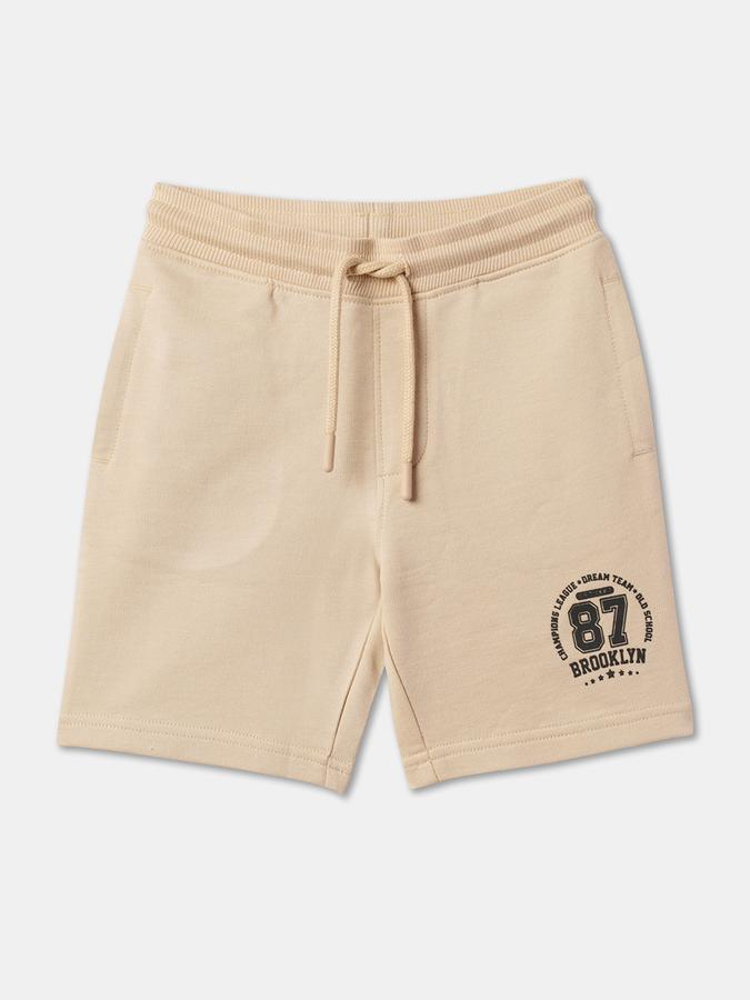 Boys Regular Fit Flat-Front Shorts image number 0