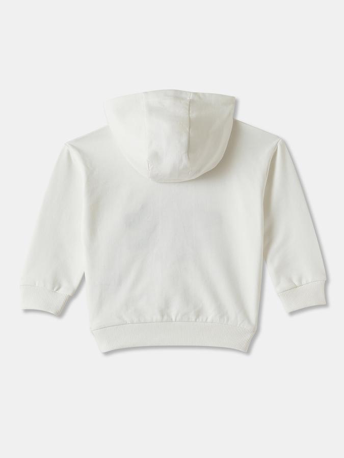 Boys Cotton Relaxed Fit Hooded Graphic Hoodie