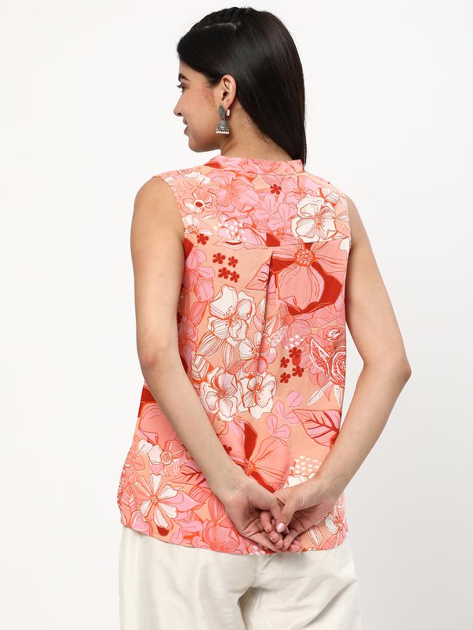 R&B Women's Pink Printed Top