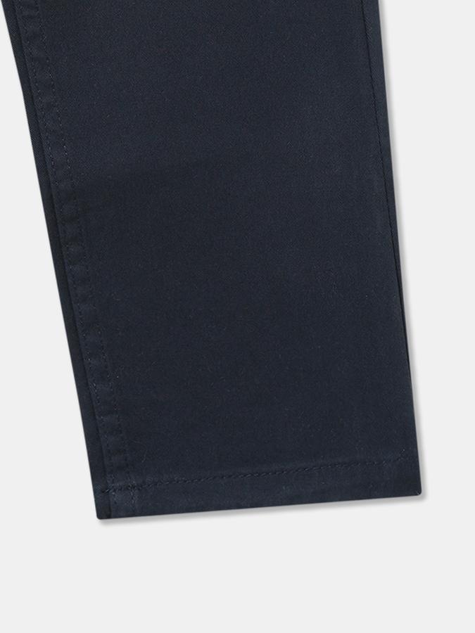 Boys Relaxed Fit Solid Flat Front Trouser