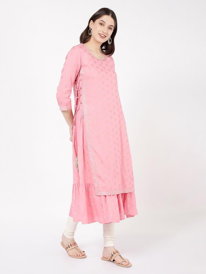 Women Round-Neck Straight Kurta  image number 2
