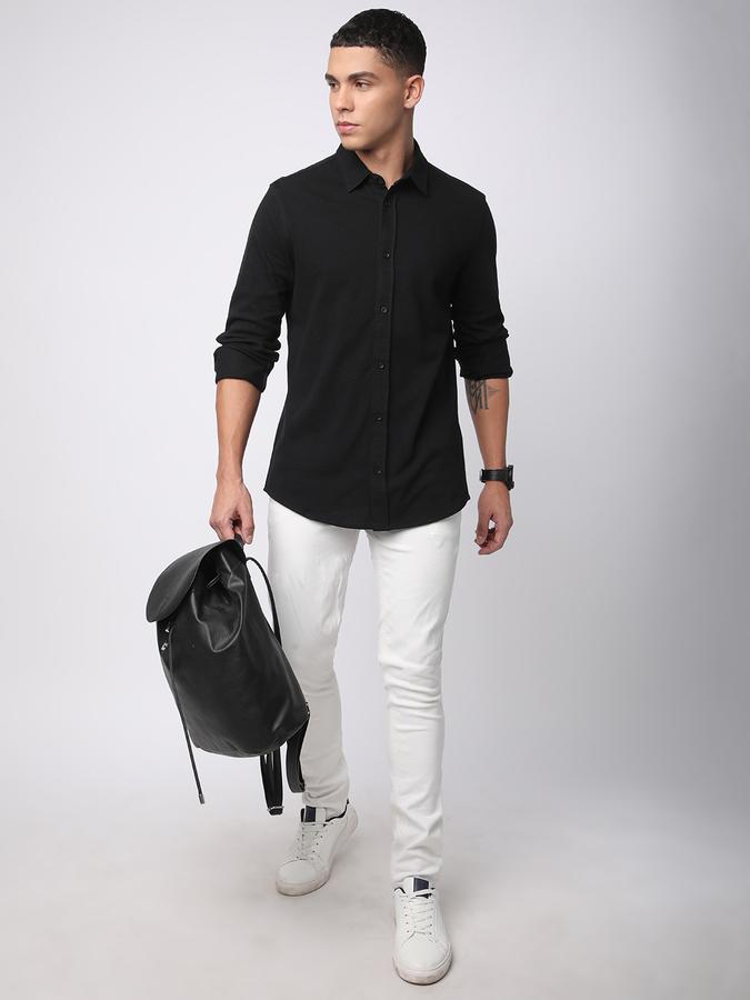 R&B Men Solid Casual Shirt image number 1