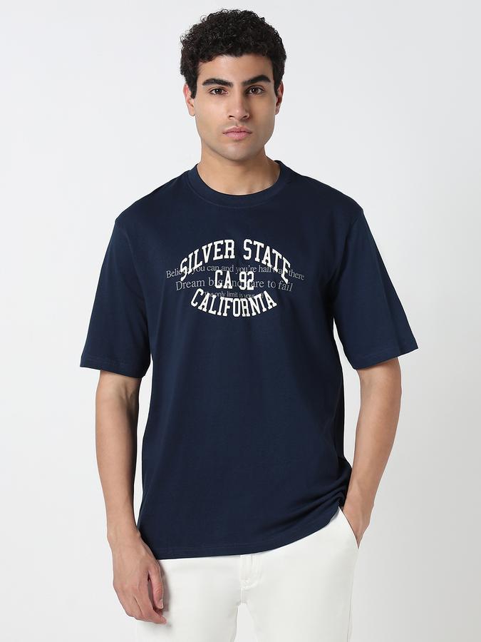 Printed Men Round Neck T-Shirt image number 1