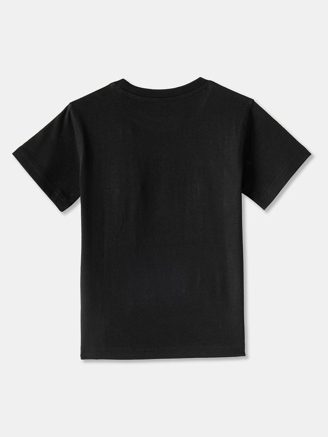 Boys Cotton Regular Fit Crew Neck Graphic T-shirt