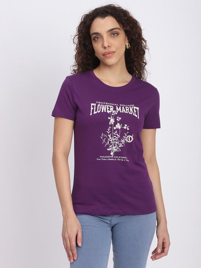 R&B Women Sunset Purple Typography Graphic T-Shirt