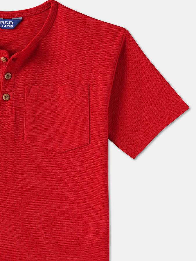 R&B Boys SHORT SLEEVE Solid T-SHIRT image number 2