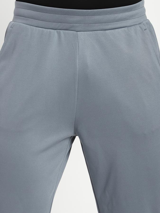 Men Polyester Regular Fit Elastic Waist Drawstring Pants