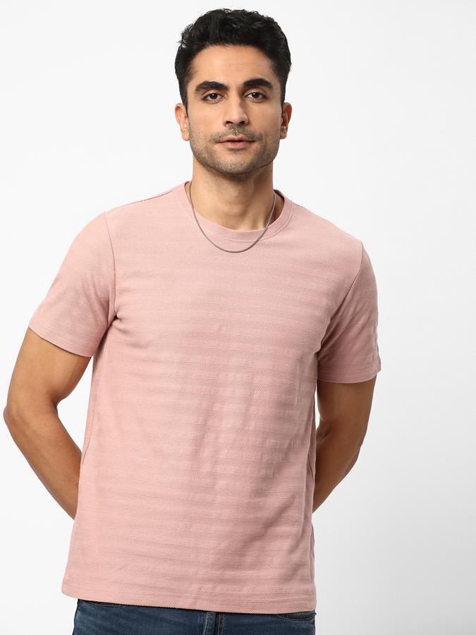 Men Regular Fit Crew-Neck T-Shirt