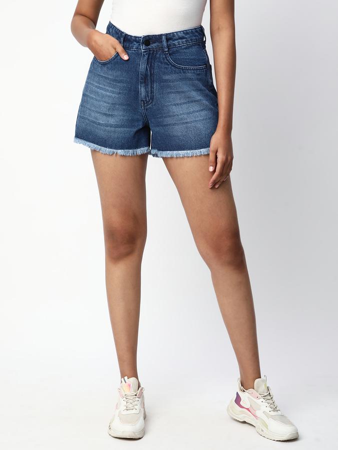 Women Solid Shorts image number 0