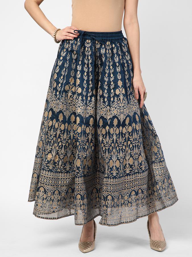 R&B Women Teal Skirts image number 0