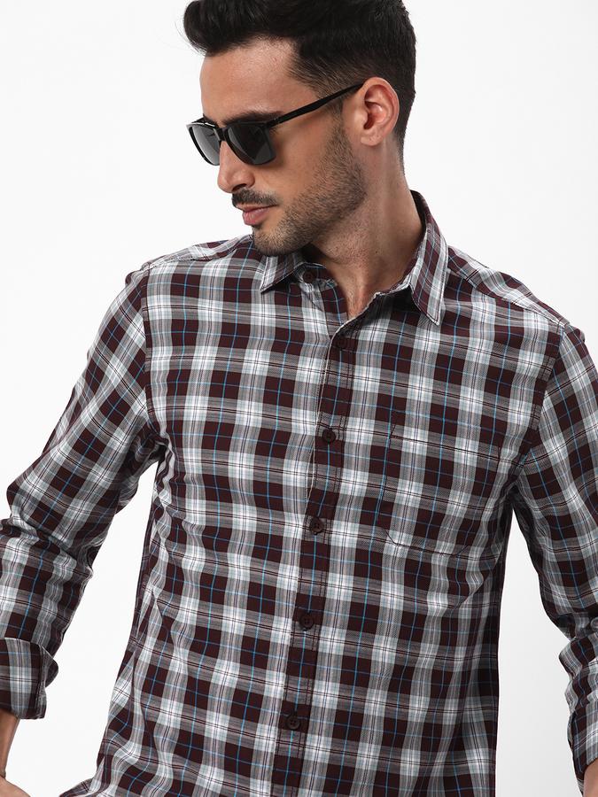 R&B Men's Checks Full Sleeve Shirt image number 0