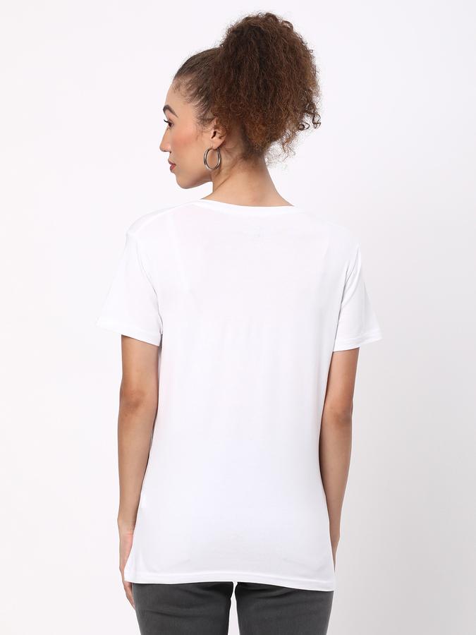 Women Regular Fit Round-Neck T-Shirt image number 2