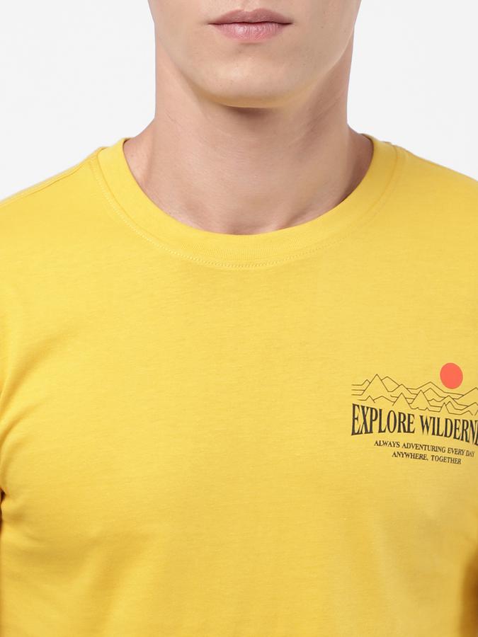 R&B Men Yellow T-Shirts image number 3