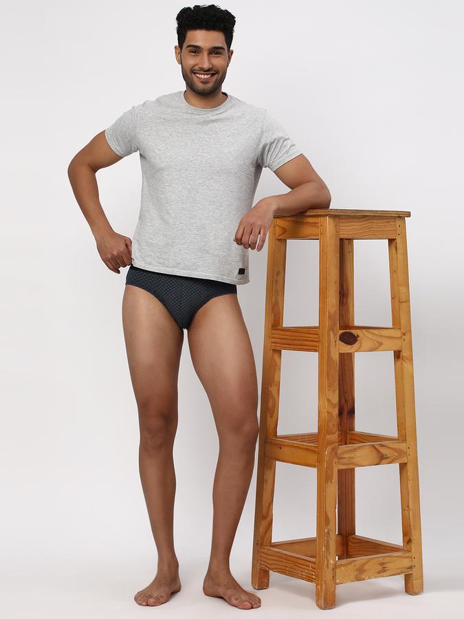 Pack of 2 Men Striped Briefs image number 2