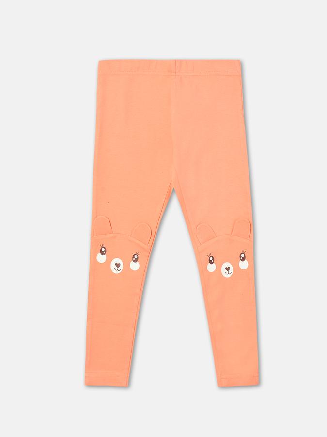 R&B Girls Peach Leggings data-index=