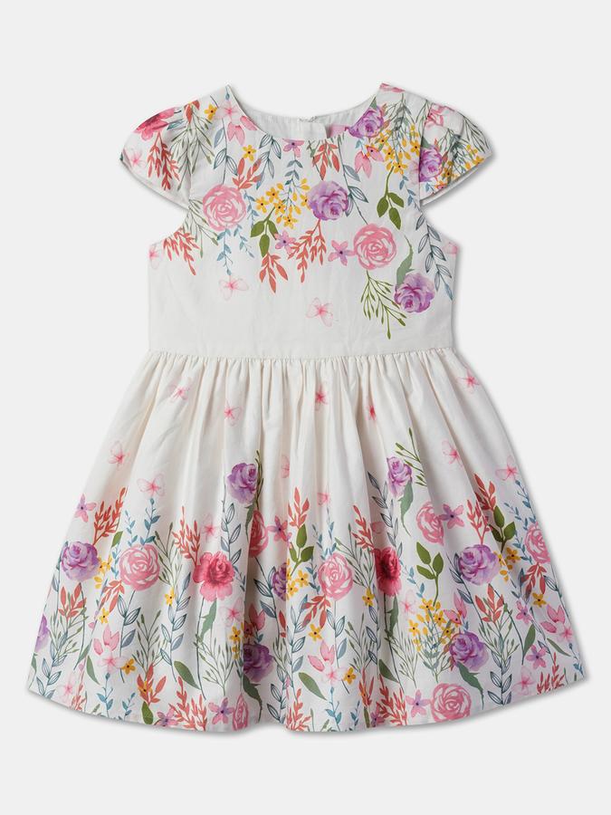 Floral Printed Fit & Flare Dress
