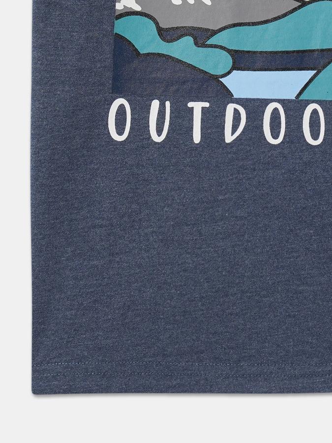 Boys Graphic Print Pure Cotton Regular T Shirt image number 3