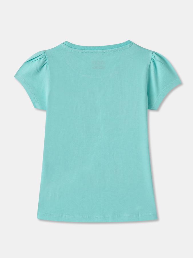 R&B Girls Graphic Print Pure Cotton Regular T Shirt image number 1