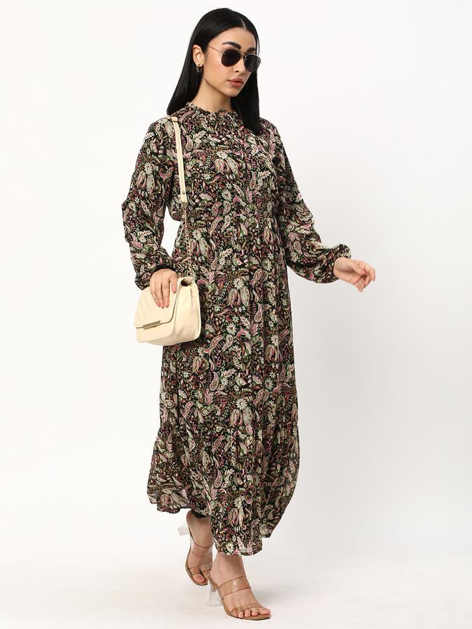 Women Printed A-line Dress image number 1