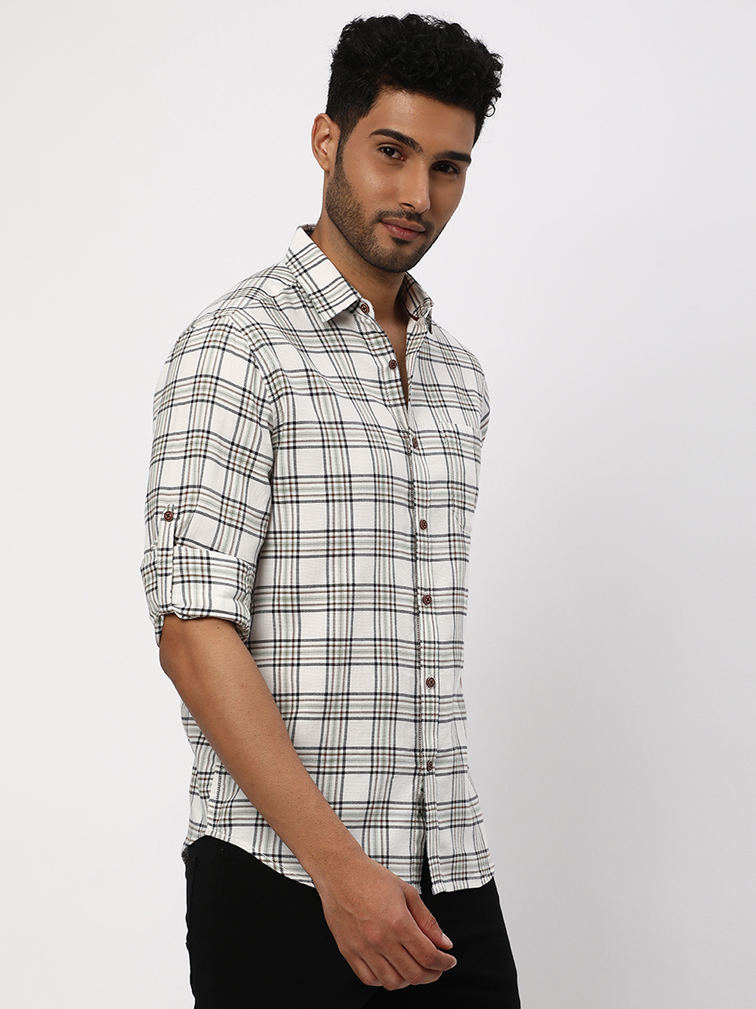 Checked Slim Fit Shirt image number 6